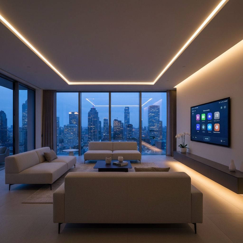Modern smart home interior